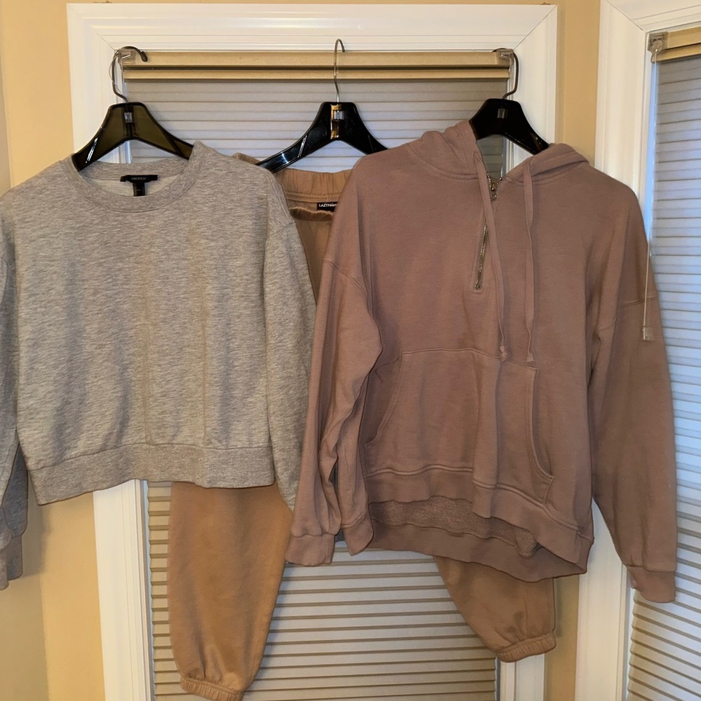 Cozy Gray and Tan Lounge Set